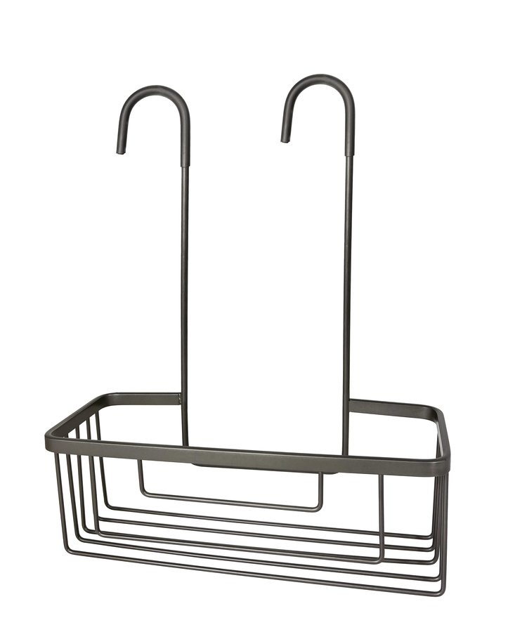 Levně SMART police do sprchy závěsná, na baterii, 300x375x120 mm, gun metal 248981