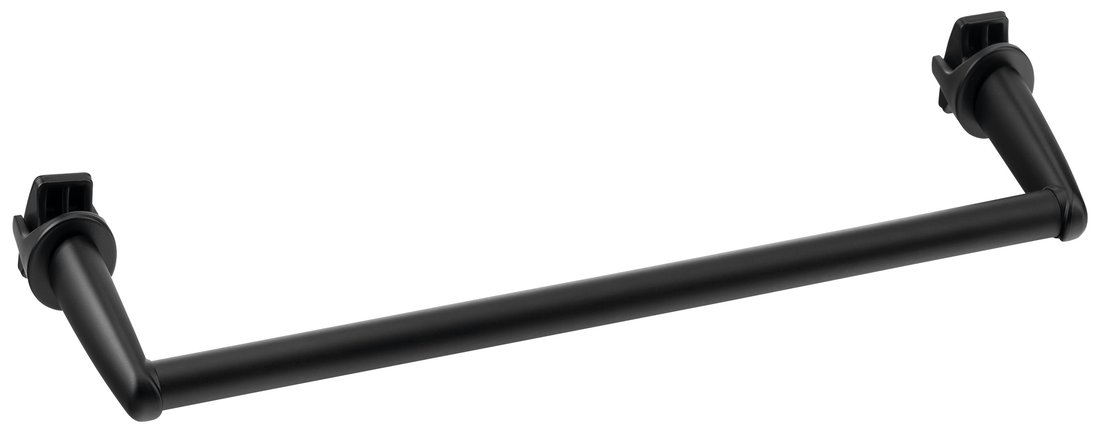 Levně Sušák ručníků na otopná tělesa 36cm rovný, černá mat IDR-40B