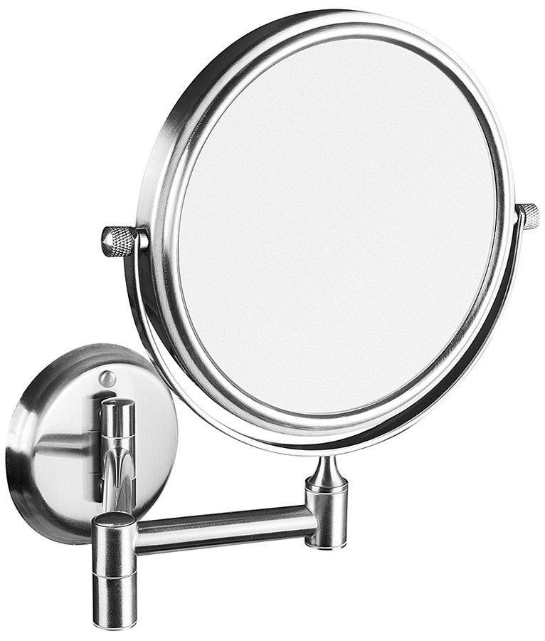 Levně Kosmetické zrcátko závěsné, Ø 140mm, oboustranné, chrom XP012CH