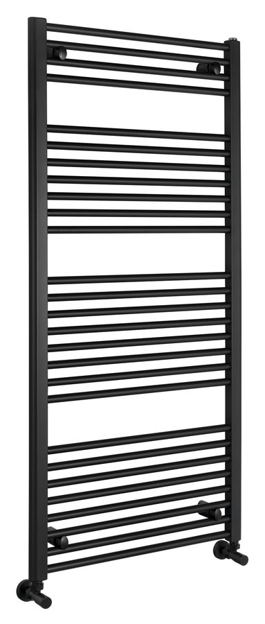 Levně DIRECT otopné těleso s bočním připojením 600x1320 mm, černá mat ILR36B