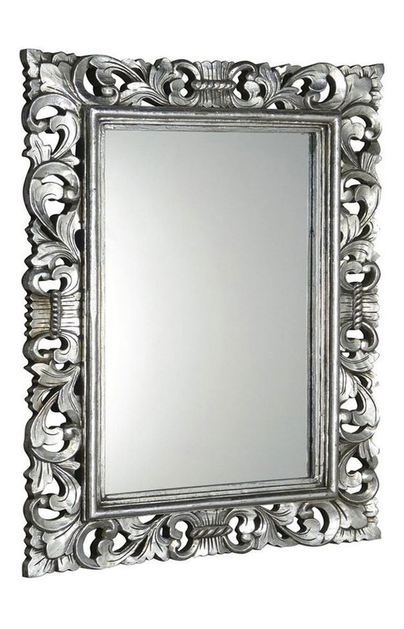 SCULE zrkadlo v ráme, 70x100cm, strieborná IN156