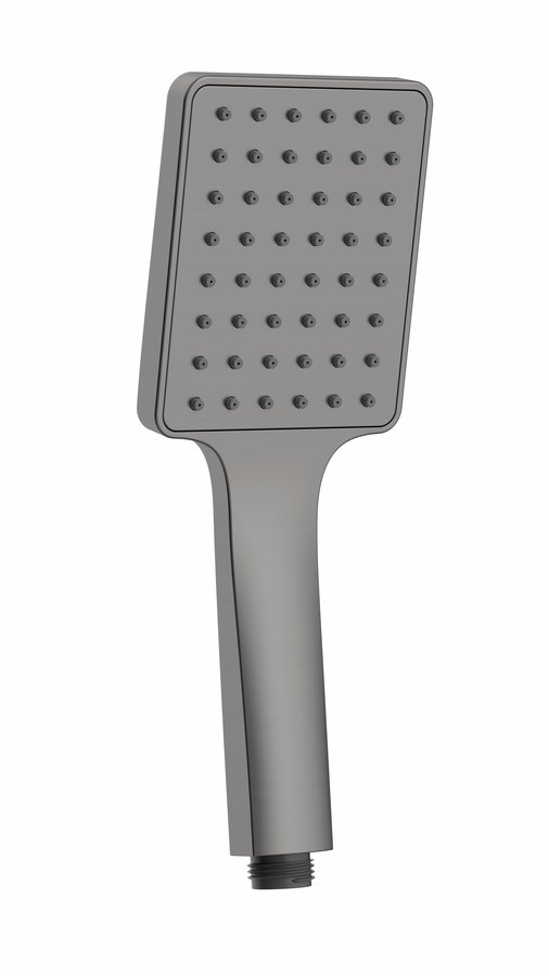 Levně Ruční sprcha, 245mm, silikon trysky, ABS/gun metal SK779GM