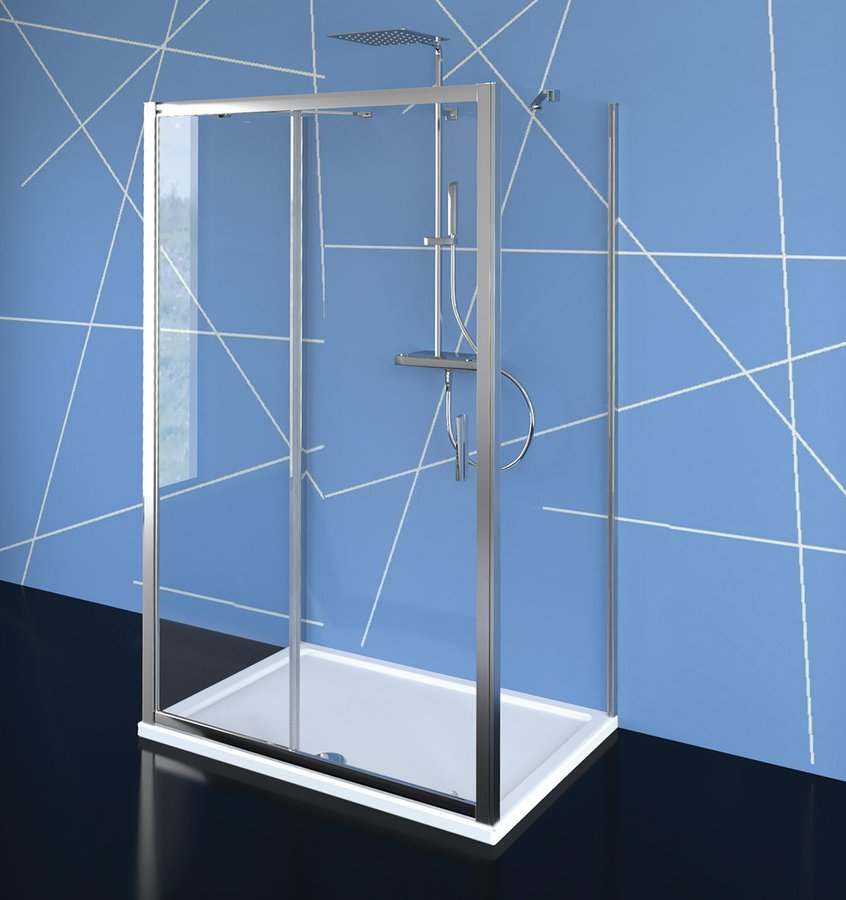 Levně EASY LINE třístěnný sprchový kout 1100x800mm, L/P varianta, čiré sklo EL1115EL3215EL3215