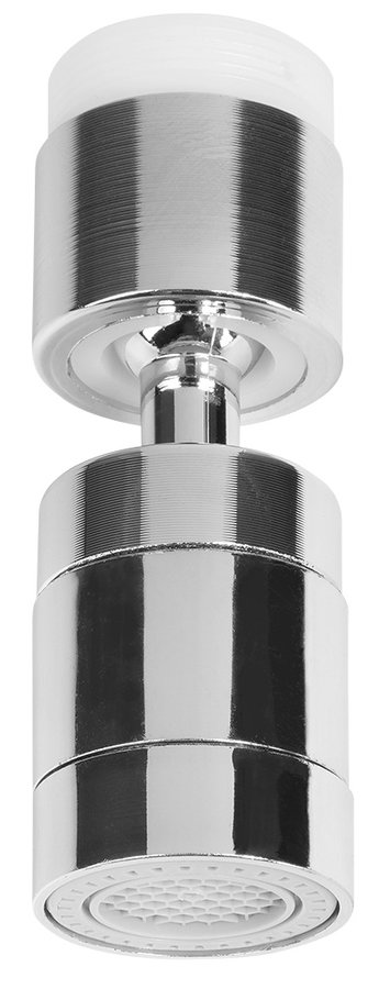 Levně Perlátor s kloubem a přepínačem, redukce M22x1 a M24x1, ABS/chrom B006