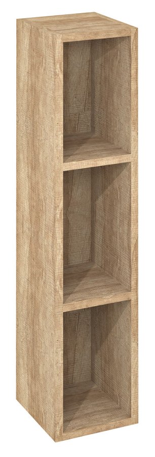 ESPACE otvorená policová skrinka 20x94x22cm, dub alabama ESC130-2222