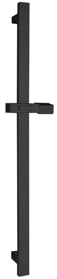 E-shop Sprchová tyč, posuvný držiak, 680mm, ABS/čierna mat 1206-07B