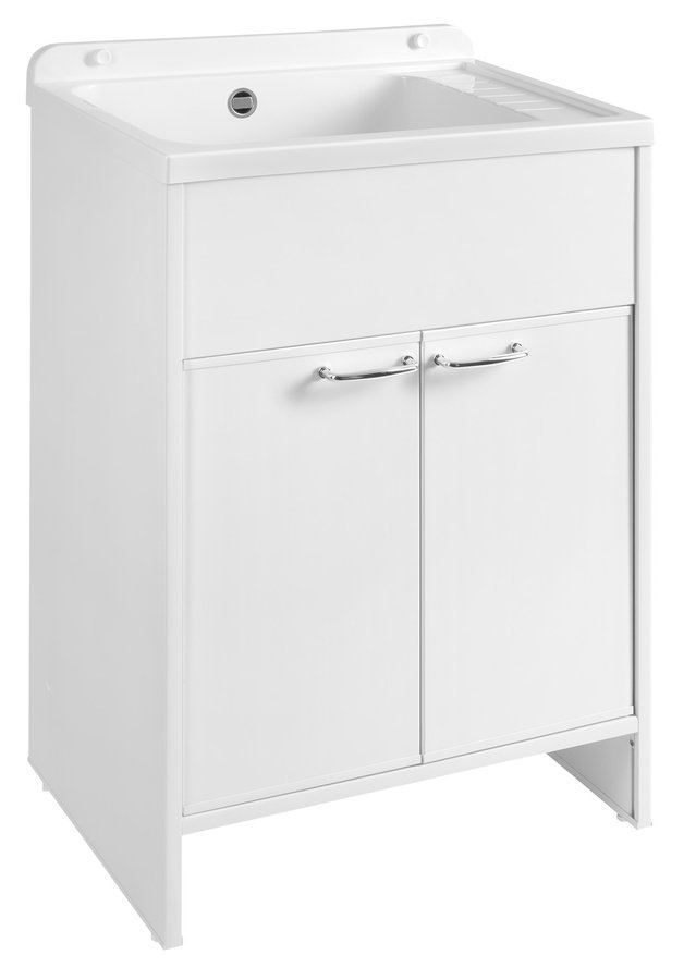 Levně Plastová výlevka s plastovou skříňkou 58x38 cm, včetně sifonu PI5838-01