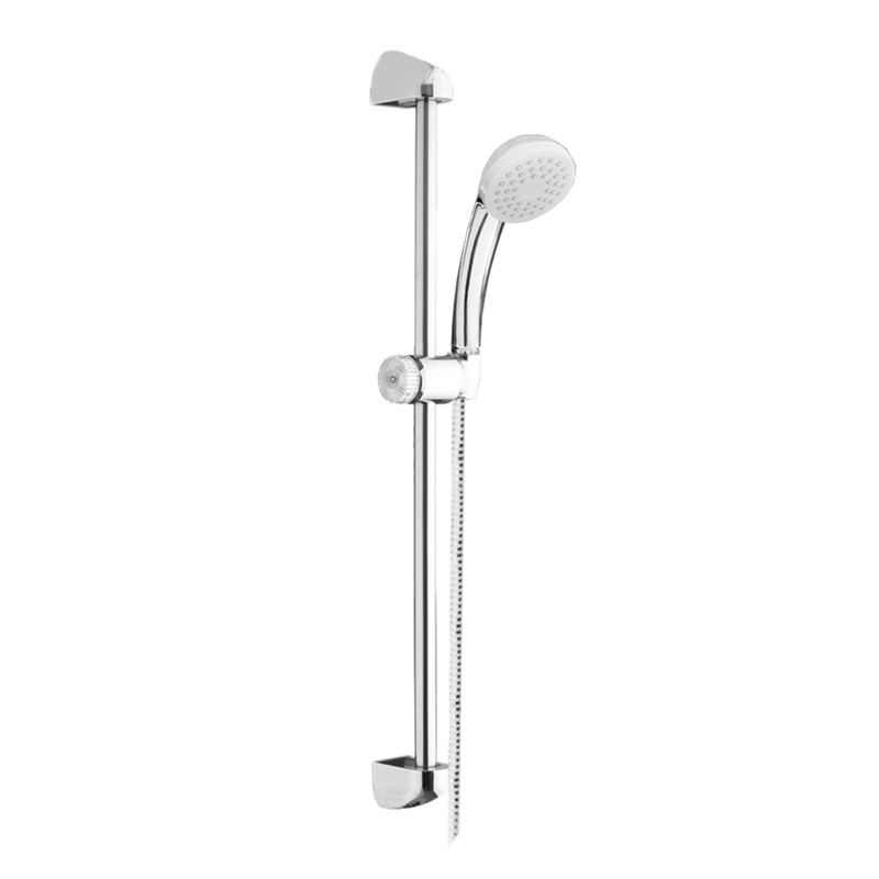 Sprchová souprava, jednopolohová sprcha, sprchová hadice, nastavitelný držák, plast/chrom CB900Y
