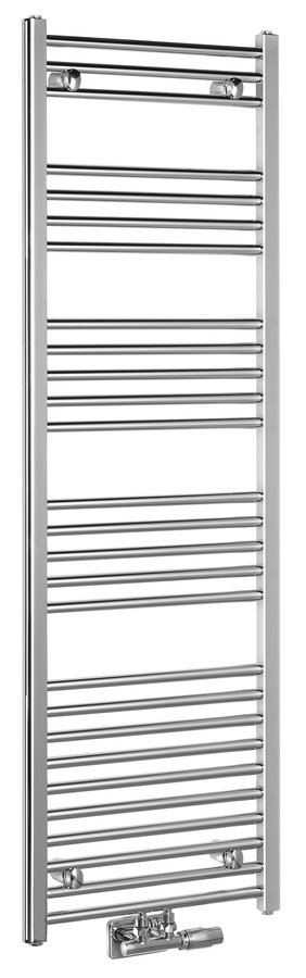 ALYA vykurovacie teleso rovné 500x1600 mm, stredové pripojenie, chróm LLS304