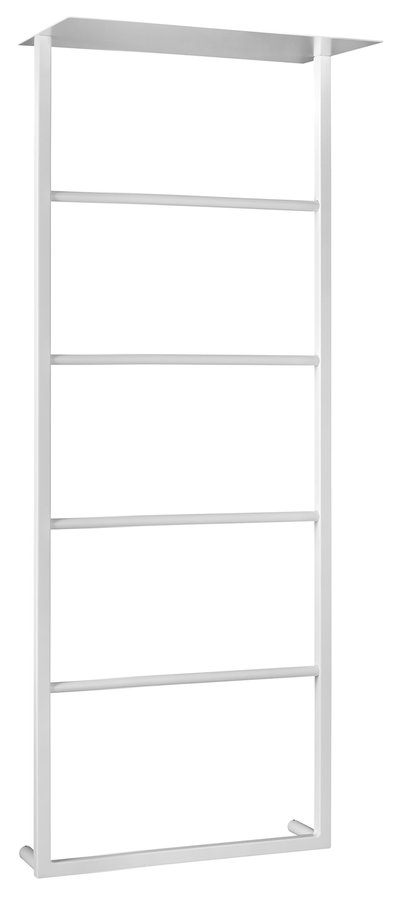 Levně SKA nástěnný sušák ručníků s policí 454x1184x252mm, bílá mat SKA711