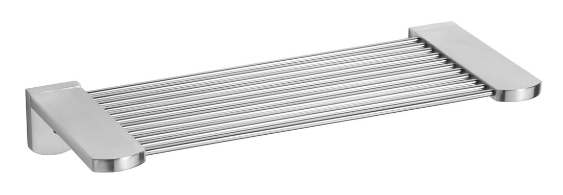 X-STEEL drátěná polička do sprchy, broušený nerez XS603