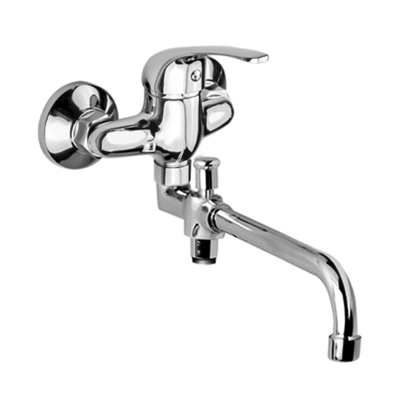 Mereo, Nástenná batérie do byt. jadra, Lila, 150 mm, s ramienkom ø 18 mm - 330 mm, bez prísluš. CBEE60203 CBEE60203