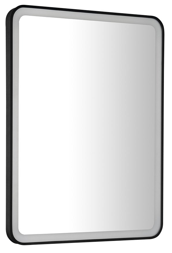 VENERO zrcadlo s LED osvětlením 60x80cm, černá VR260