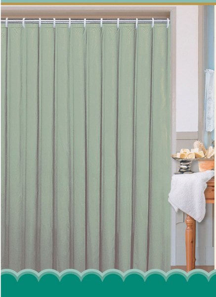 Závěs 180x180cm, 100% polyester, jednobarevný zelený 0201103 Z