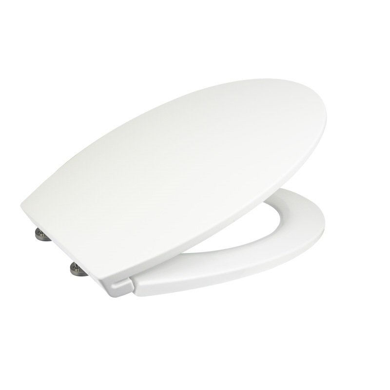 Samozavírací WC sedátko slim, duroplast, bílé, s odnímatelnými panty CLICK CSS114S